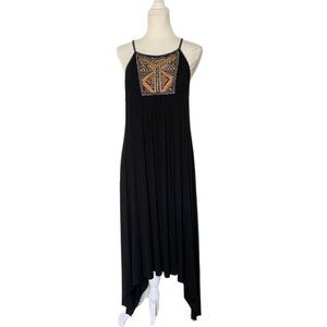 INC International Concepts | Beaded Neckline Midi/Maxi Dress | L